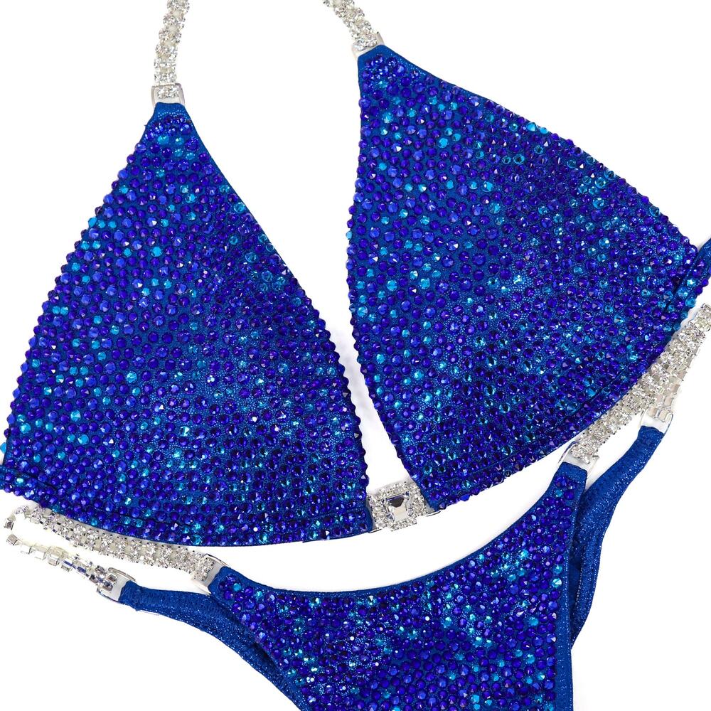 Angel Competition Bikinis Blue Radiance. Medium Molded/Pro.